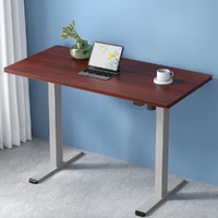 Artiss Electric Standing Desk Motorised 120cm Walnut