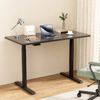 Artiss Dual Motor Standing Desk 120cm Black