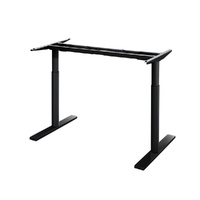 Artiss Dual Motor Standing Desk Frame Adjustable 125KG Black