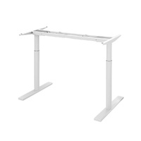 Artiss Standing Desk Frame Dual Motor 125kg Load White