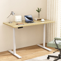 Artiss Electric Standing Desk Dual Motor 140cm White Oak