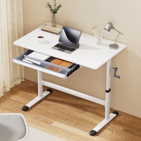 Artiss Standing Desk Height Adjustable 100cm White Workstation