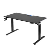 Artiss Electric Standing Gaming Desk 140cm Black Height Adjustable