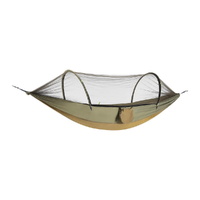 Gardeon Hammock Chair Metal Stand Black Outdoor Furniture
