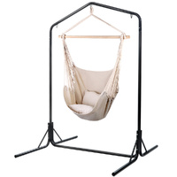 Gardeon Outdoor Hammock Chair with Stand & Pillow