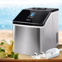 Devanti 18kg Ice Maker Machine - Stainless Steel