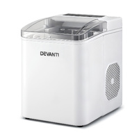 Devanti 12kg Portable Ice Maker Machine White w/Self Cleaning 1.2L