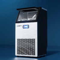 Devanti Commercial Ice Maker 45kg Stainless Steel Cube