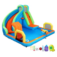 AirMyFun Inflatable Pool Water Slide Splash Park Castle 427x374cm