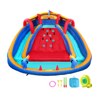 Doctor Dolphin Inflatable Pool Water Slide Splash Park Toss Game