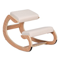 Artiss Kneeling Chair Ergonomic Posture 120kg Beige