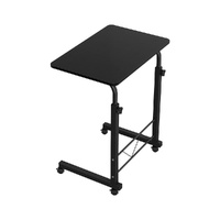 Artiss Height Adjustable Laptop Desk Table 60CM Black
