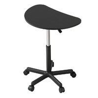 Artiss Height Adjustable Laptop Desk 60cm Black with Casters