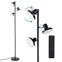Artiss RGB Floor Lamp LED with 3 Swivel Lights Color Changing Lamp with Remote Stepless Dimmable