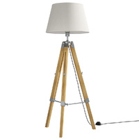 Artiss Tripod Floor Lamp Adjustable Height LED Light Stand