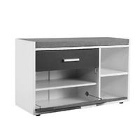 Artiss Shoe Storage Bench Wooden Cabinet Adjustable Shelf