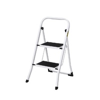 Giantz 2 Step Folding Steel Ladder Lightweight Platform