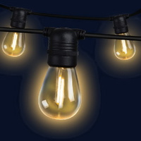 77m LED Festoon String Lights | Christmas Wedding Party Outdoor Garden