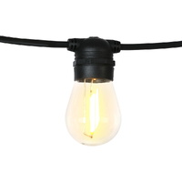 17m Solar Festoon Lights Outdoor LED String Light Christmas Garden