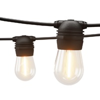 32m Solar Festoon Lights Outdoor LED String Light Christmas Party