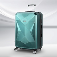 Wanderlite 28 Inch Hard Shell Suitcase with TSA Lock Atrovirens