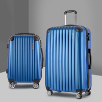 Wanderlite 2-Piece Luggage Set 20/28-inch Hard Shell - Blue