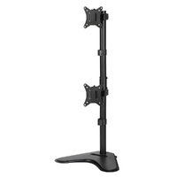 Artiss Dual Monitor Arm Stand Freestanding HD LED TV Bracket Black