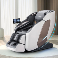 Livemor 4D Massage Chair Double Core Electric Recliner White