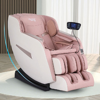 Livemor Amos Electric Massage Chair Recliner Pink