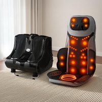 Livemor Heating Massage Cushion with Calf Foot Massager