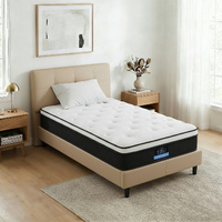 Giselle Bedding Euro Top Mattress 21cm King Single Bed