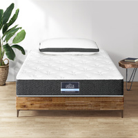 Giselle Bedding 18cm Medium Soft King Single Mattress with Pillows