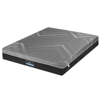 Giselle Double Mattress 26cm Firm Pocket Spring Dual Edge Support Dark Grey