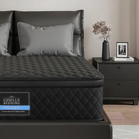 Giselle Bedding 34cm King Euro Top 5-Zone Pocket Spring Mattress