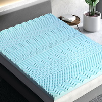 Giselle Bedding 11-Zone Memory Foam Mattress Topper 8cm Queen