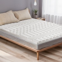 Giselle 8cm 7-Zone Airflow Memory Foam Mattress Topper King White