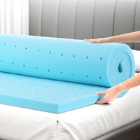 Giselle Bedding Memory Foam Mattress Topper 5cm Cool Gel Single