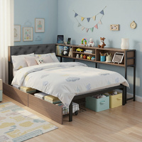 Artiss Single Metal Bed Frame 2 Drawers Charging Station