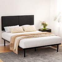 Artiss NOE Metal Bed Frame Queen Black