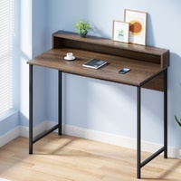 Artiss 100CM Computer Desk with Shelf Oak