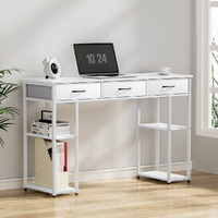 Artiss Computer Desk 120CM White with Drawer Shelves