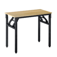 Artiss Foldable Computer Desk 80CM Oak with Storage