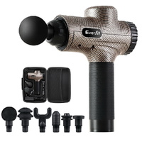 Everfit Massage Gun 6 Heads LCD Vibration Percussion Relief