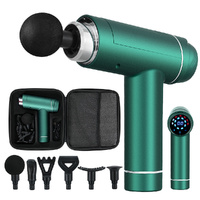 Everfit Massage Gun 30 Speed 6 Heads Muscle Massager Green