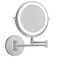 Embellir 10X Magnifying Extendable Makeup Mirror Silver