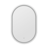 Embellir 75x50cm LED Oval Wall Mirror Bathroom Vanity