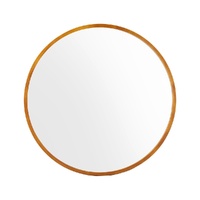 Embellir 80cm Wooden Round Wall Makeup Mirror