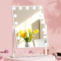 Embellir 40x50cm White Hollywood Vanity Makeup Mirror with LED Light