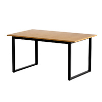 Artiss 150cm Dining Table 6 Seater Rectangular Wooden Cafe Kitchen