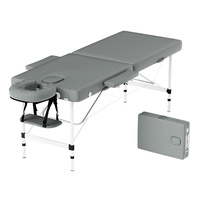 Zenses 55cm Portable Folding Aluminium Massage Table Grey